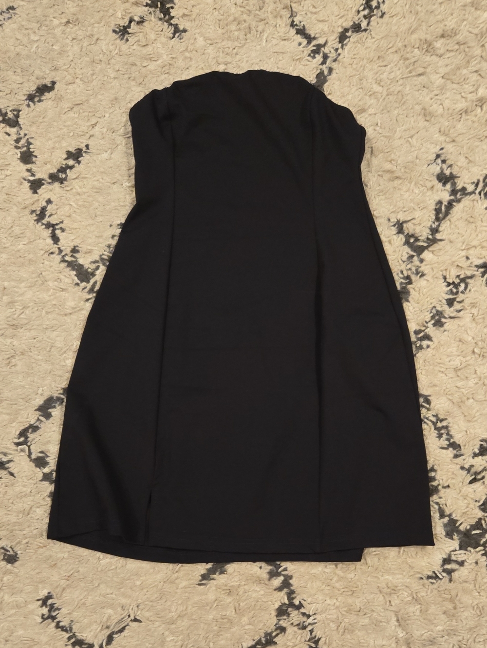 Amazon Strapless Black Cocktail Dress